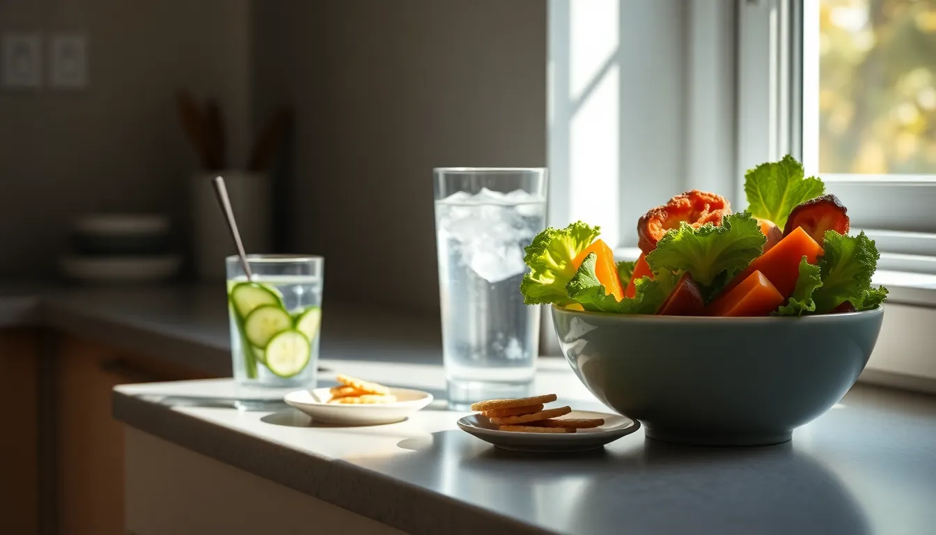 주사 피부염과 건강한 식단을 나타내는 이미지