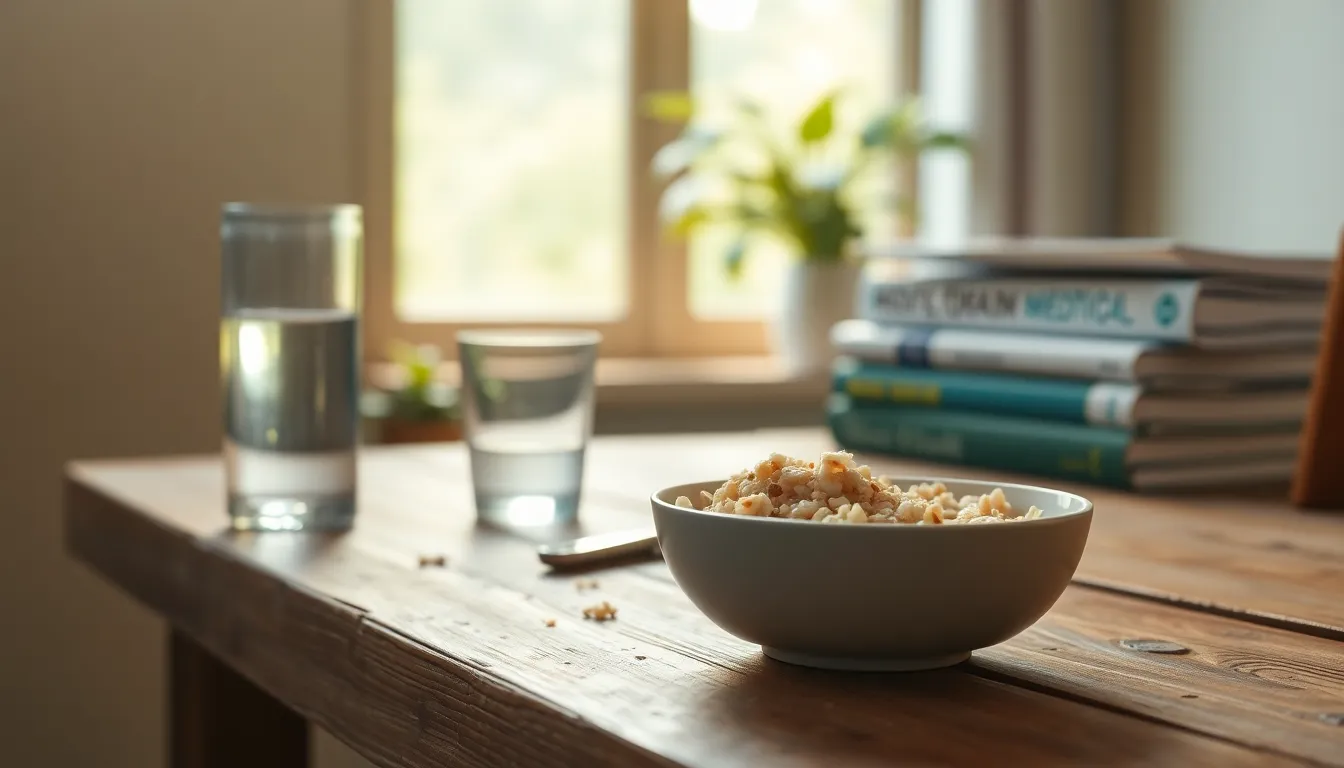 다양한 곡물과 현미, 귀리가 담긴 그릇 이미지