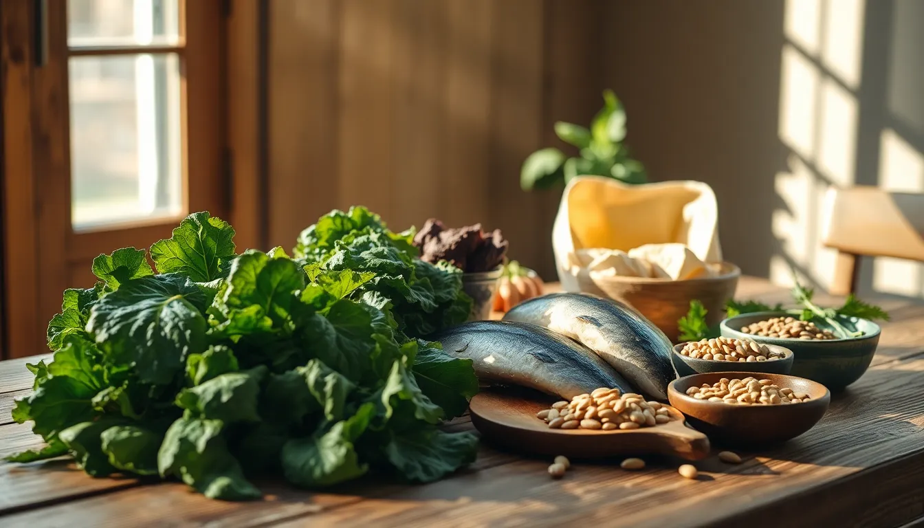 건강한 지방이 풍부한 음식 이미지