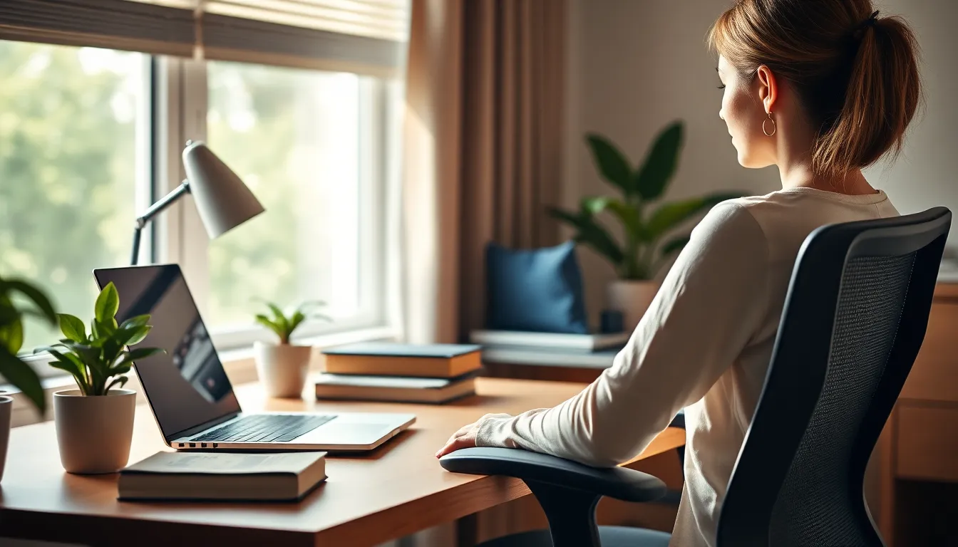 거북목 스트레칭 시연 이미지