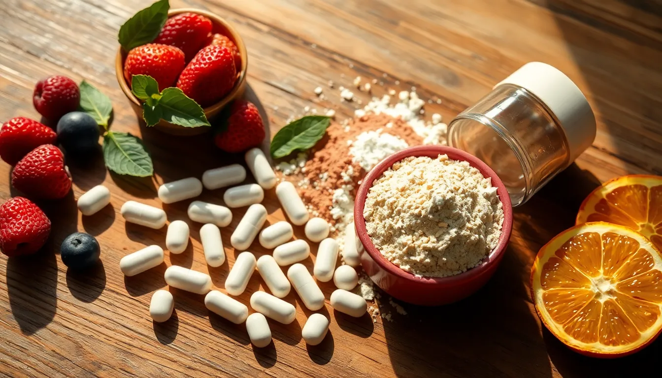 신진대사를 촉진하는 건강한 식재료 이미지