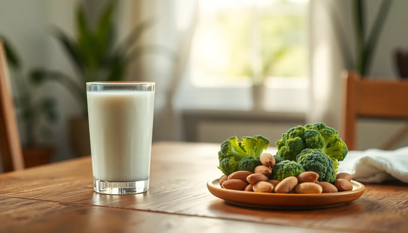 햇빛을 쬐는 사람과 비타민 D가 풍부한 식품