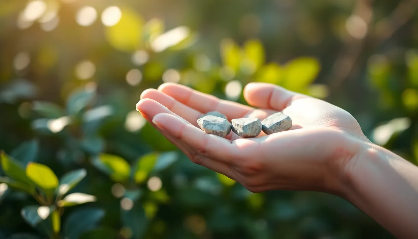 마그네슘과 다양한 식품 이미지