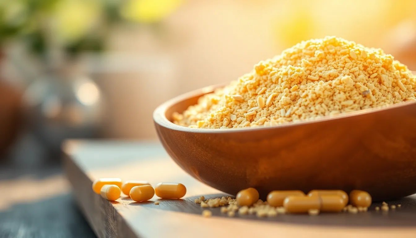 맥주효모와 비타민B군, 단백질이 풍부한 음식들 이미지