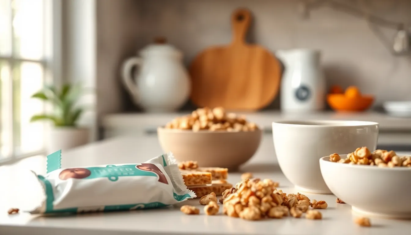 난소화성 말토덱스트린이 함유된 건강 간식 이미지