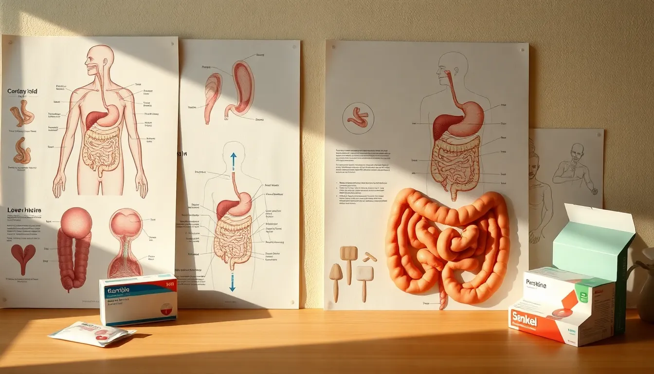 대장암 증상과 검진의 중요성을 보여주는 이미지