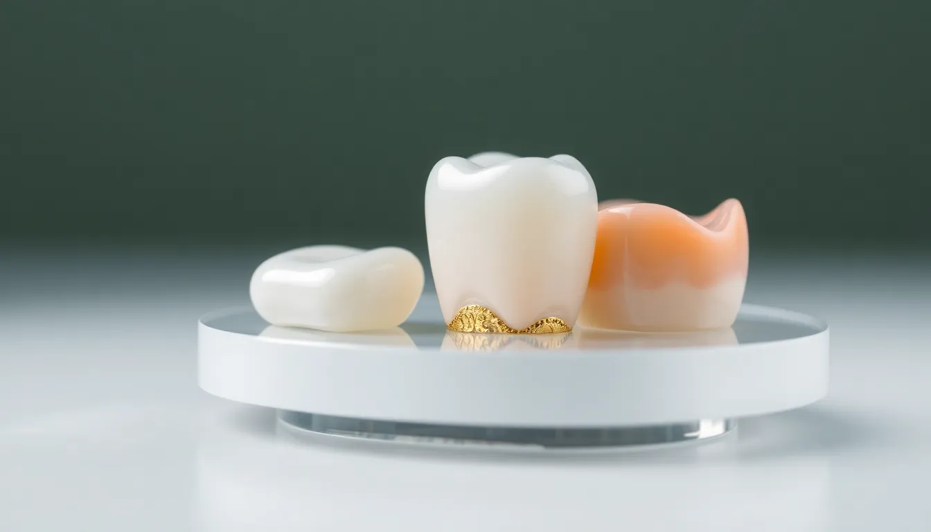 레진, 인레이, 크라운 충치 치료 예시 이미지