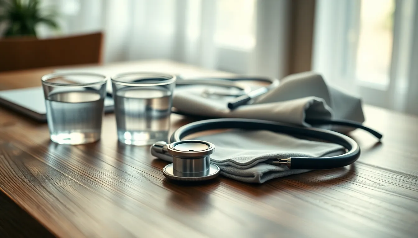 기침과 쉰 목소리로 괴로워하는 사람의 이미지