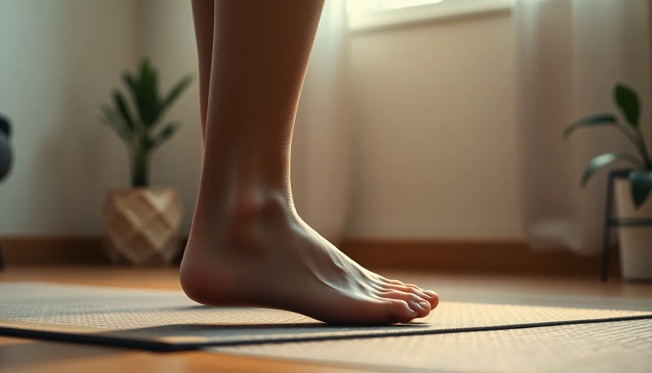 족저근막염 발바닥 스트레칭 이미지