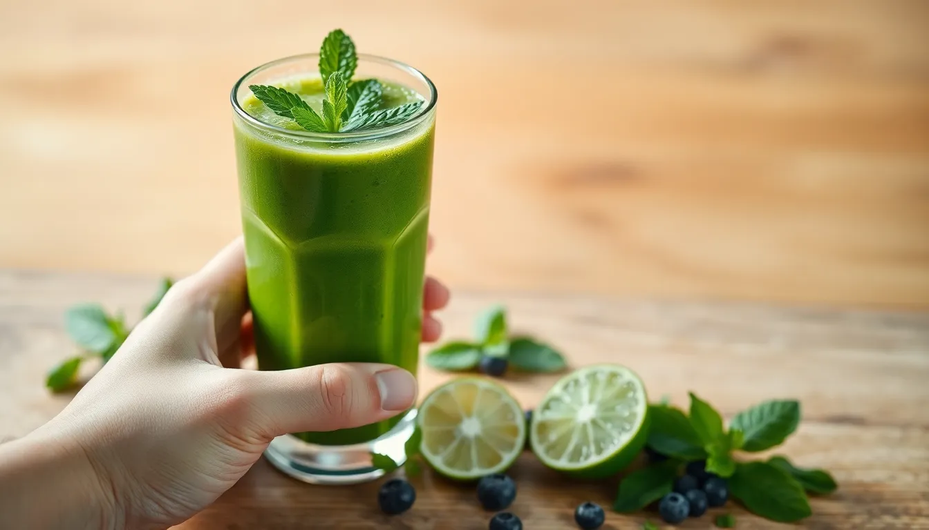 다양한 컬러의 신선한 채소와 과일 이미지