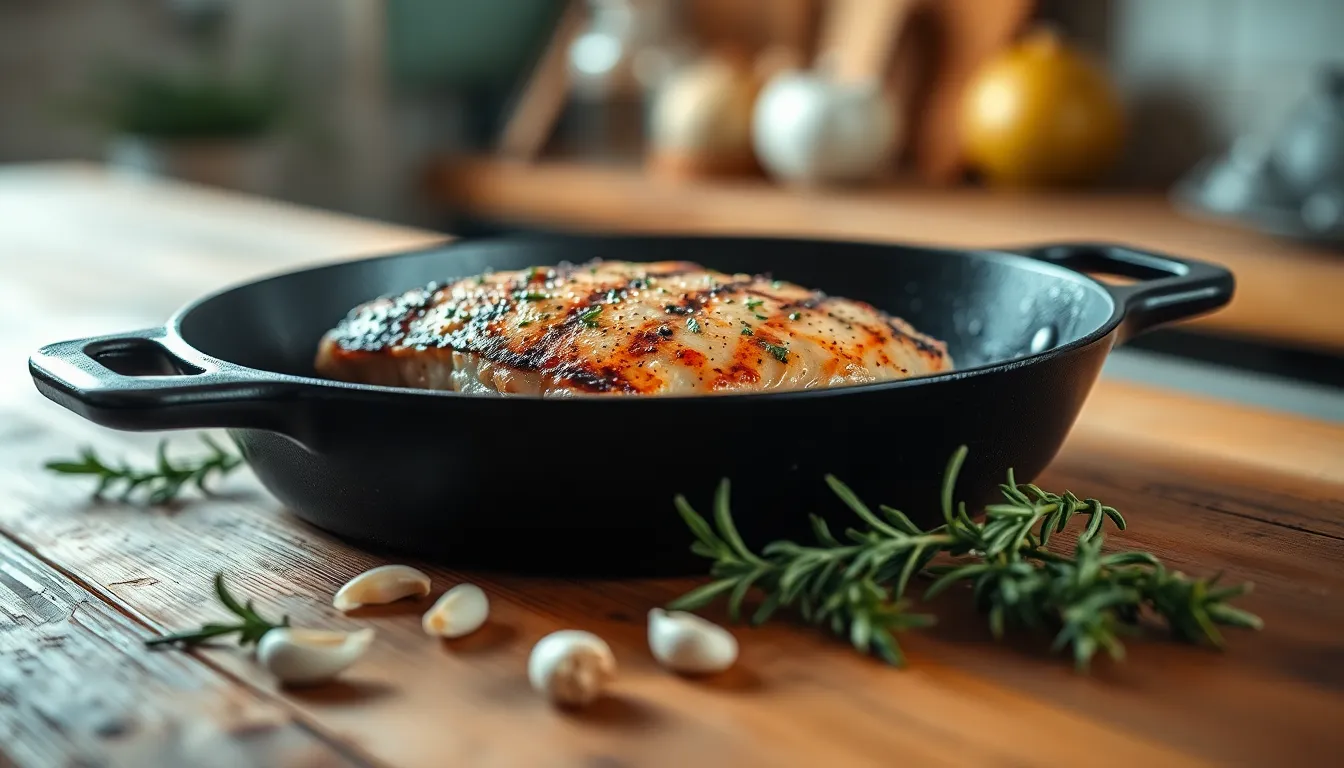 초간단 닭가슴살 스테이크 요리 사진