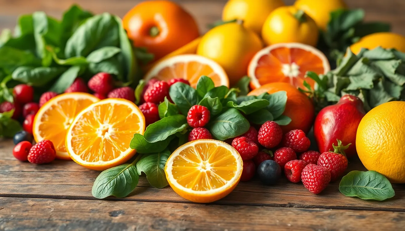 건강한 식단을 보여주는 이미지