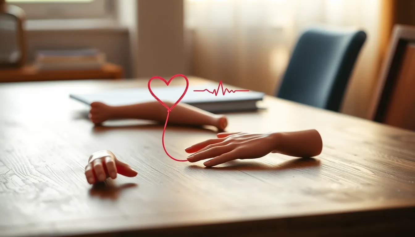 손발 마비와 혈액순환 장애를 보여주는 이미지