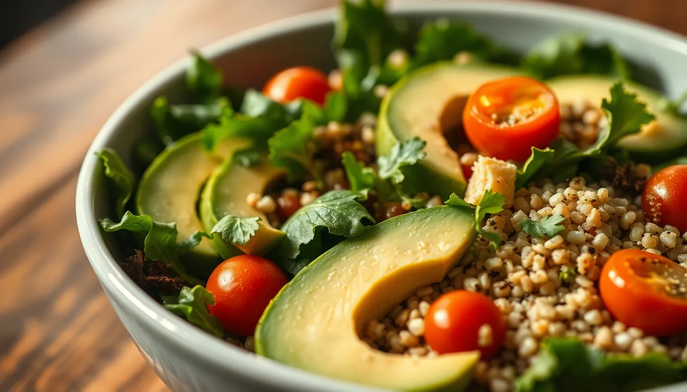 건강한 식단 재료들