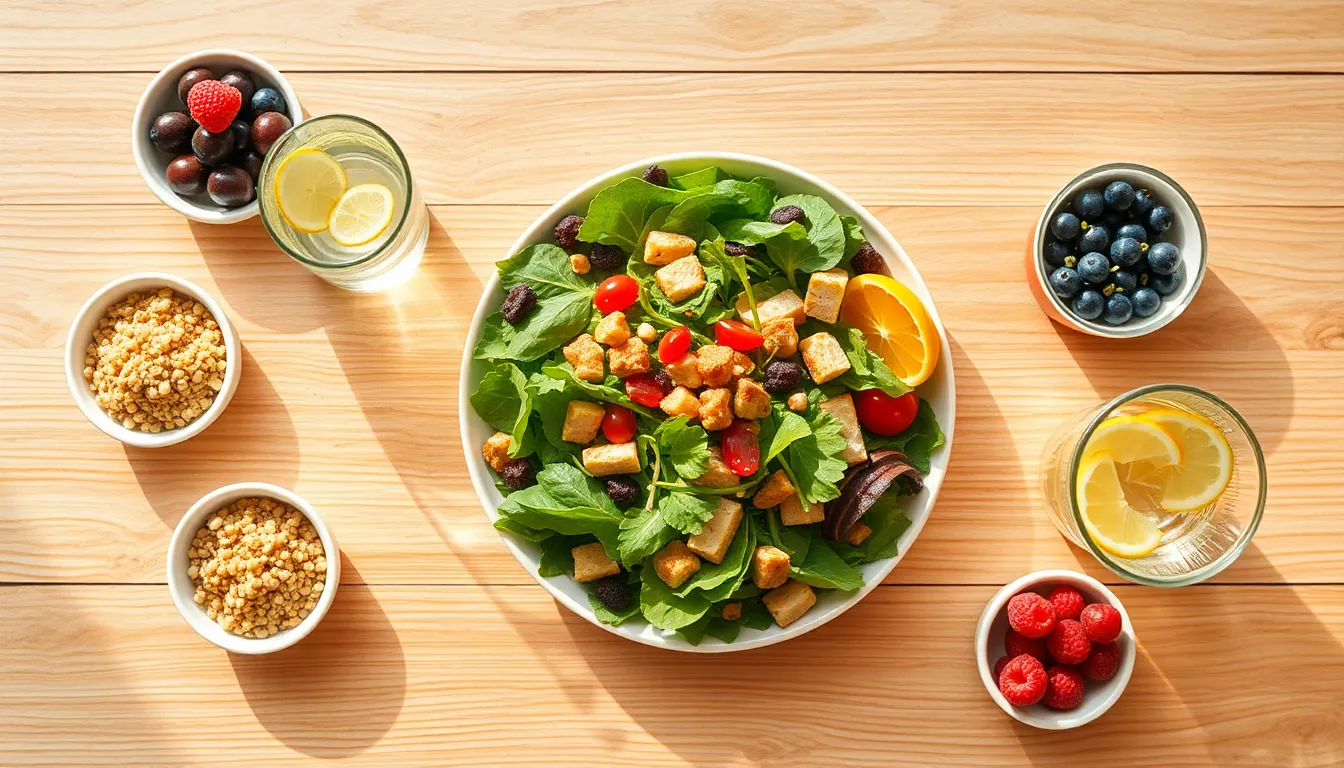 건강한 식단, 5가지 필수 영양소 2 다양한 건강 식재료 이미지