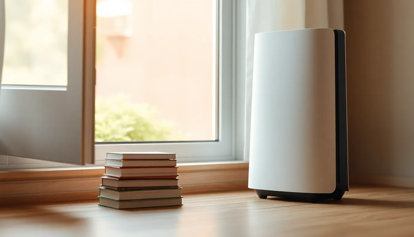 쾌적한 실내 공기를 보여주는 이미지